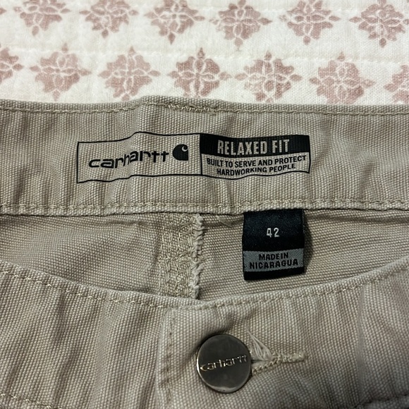 Carhartt Men's Rugged Flex Relaxed Fit Canvas Work Short Size 42 - Picture 11 of 15
